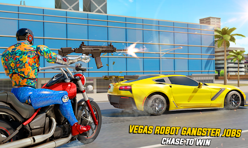 Gangster Robot Crime City Sim - Image screenshot of android app