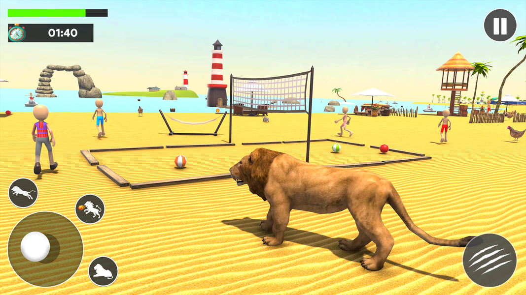 Lion Hunting Simulator Game - عکس بازی موبایلی اندروید