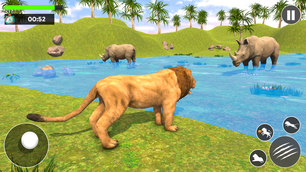 Lion Hunting Simulator Game - عکس بازی موبایلی اندروید