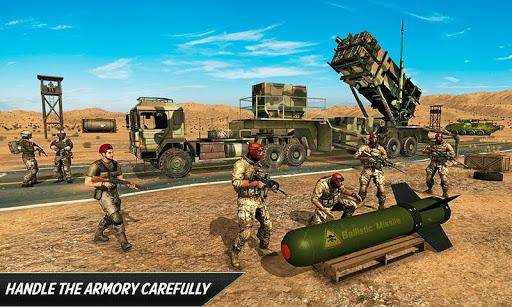 Army Truck Sim - Truck Games - Gameplay image of android game