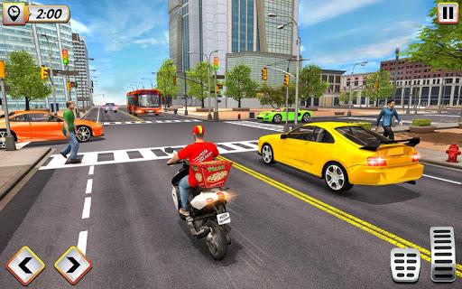 Pizza Delivery Boy Bike Games - Gameplay image of android game