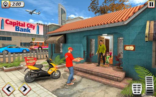 Pizza Delivery Boy Bike Games - Gameplay image of android game
