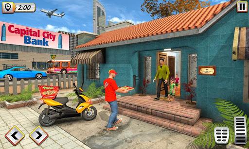 Pizza Delivery Boy Bike Games - Gameplay image of android game
