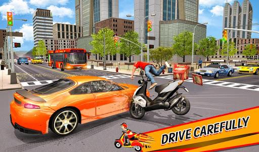 Pizza Delivery Boy Bike Games - Gameplay image of android game