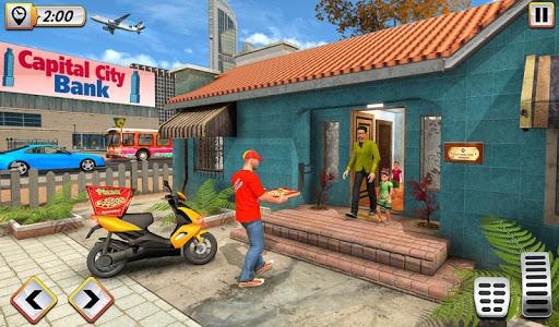 Pizza Delivery Boy Bike Games - Gameplay image of android game