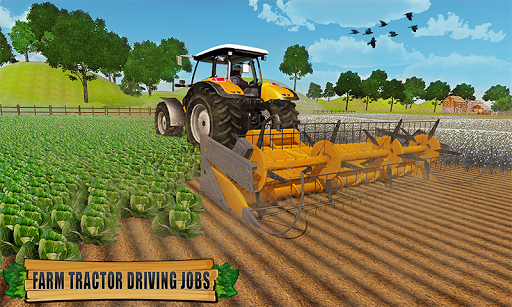 Farm Driving Tractor Games - عکس بازی موبایلی اندروید