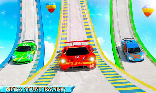 Crazy Car Stunts Snow Car Game - Image screenshot of android app