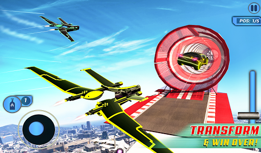 Light Bike Stunt Transform Car Driving Simulator - عکس بازی موبایلی اندروید