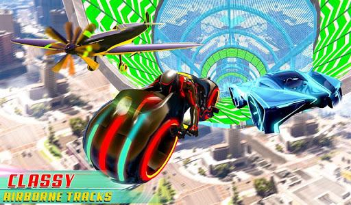 Light Bike Stunt Transform Car Driving Simulator - عکس بازی موبایلی اندروید