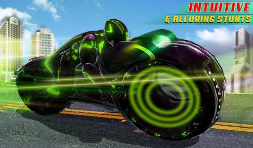 Light Bike Stunt Transform Car Driving Simulator - عکس بازی موبایلی اندروید