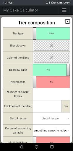 My Cake Calculator - عکس برنامه موبایلی اندروید