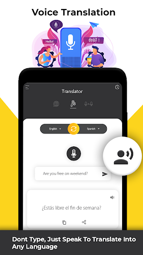 Translate - Voice Translator - Image screenshot of android app