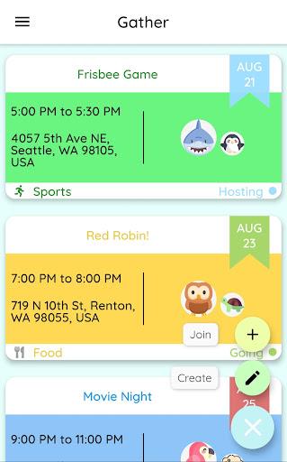 Gather: Plan & Hangout with AI - عکس برنامه موبایلی اندروید