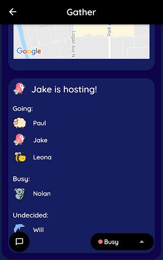 Gather: Plan & Hangout with AI - عکس برنامه موبایلی اندروید