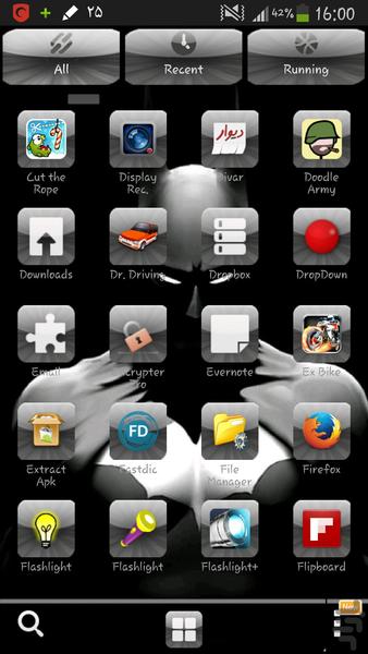 theme batman - Image screenshot of android app