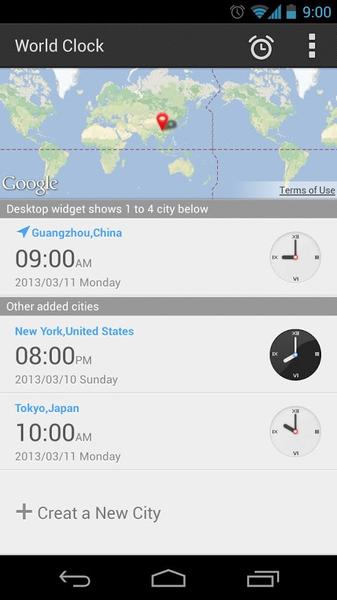 GO Clock Widget - Image screenshot of android app