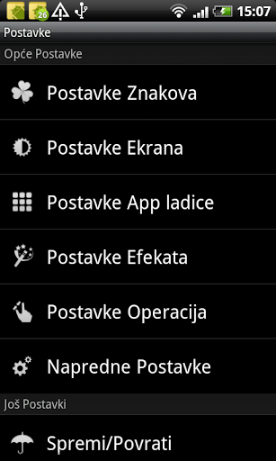 GO LauncherEX Croatian languag - Image screenshot of android app