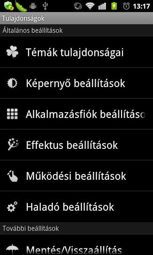 GO LauncherEX Hungarian langua - Image screenshot of android app