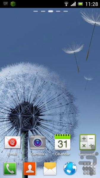 تم Galaxy S III برای GO Launcher - عکس برنامه موبایلی اندروید