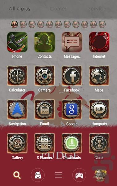 Pudge Dota 2 GOLauncher EX Theme - Image screenshot of android app