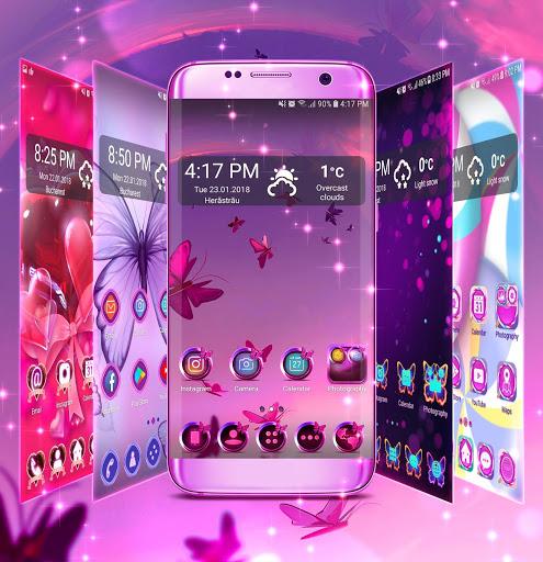 Butterfly Wallpaper and Launcher - Image screenshot of android app