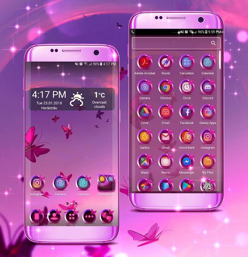 Butterfly Wallpaper and Launcher - عکس برنامه موبایلی اندروید