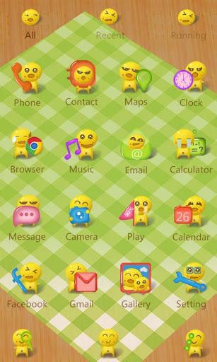 Dumpling guy GO Launcher Theme - Image screenshot of android app