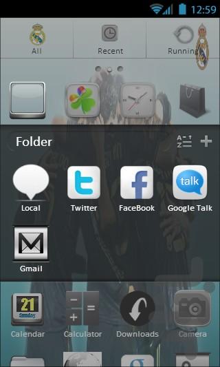 real madrid GOLauncher EX Theme - Image screenshot of android app