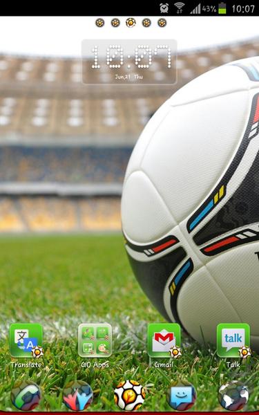 EURO 2012 Go Launcher Theme - Image screenshot of android app