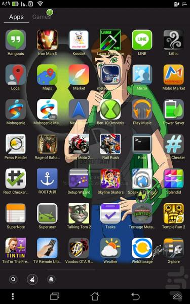 ben10 GOLauncher EX Theme - Image screenshot of android app