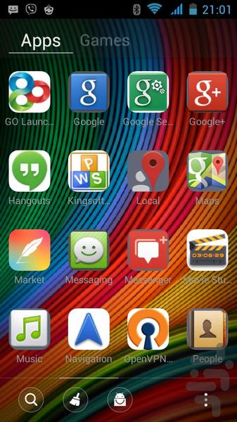 تم سروش میوآی برای گو لانچر - عکس برنامه موبایلی اندروید