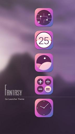 (Free)Fantasy GO LauncherTheme - Image screenshot of android app