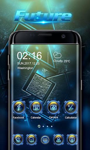 Future Go Launcher Theme - Image screenshot of android app