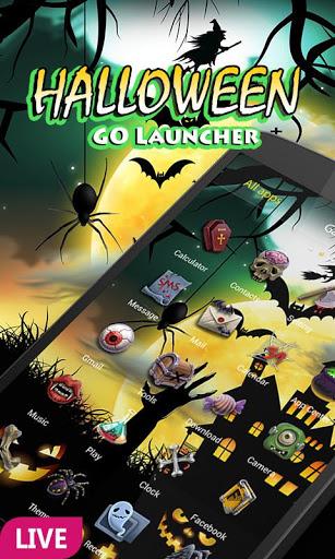 Halloween Dynamic Go Launcher Theme - عکس برنامه موبایلی اندروید