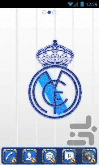 real madrid theme - Image screenshot of android app