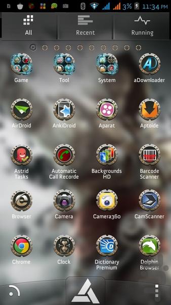 AC IV GOLauncher EX Theme - Image screenshot of android app