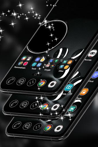 Launcher Black Theme - Image screenshot of android app