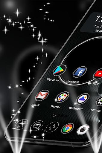Launcher Black Theme - Image screenshot of android app