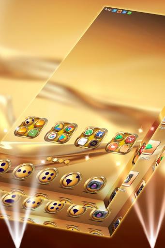 Golden Launcher Theme - Image screenshot of android app