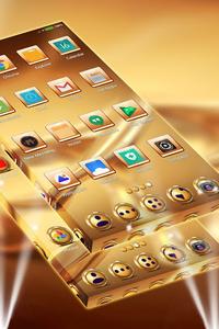 Golden Launcher Theme - Image screenshot of android app