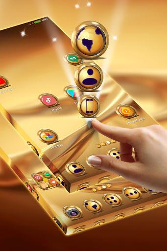 Golden Launcher Theme - Image screenshot of android app