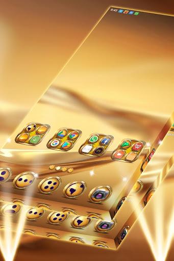 Golden Launcher Theme - Image screenshot of android app