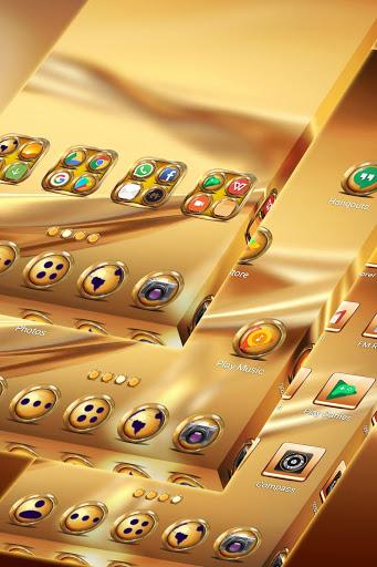 Golden Launcher Theme - Image screenshot of android app