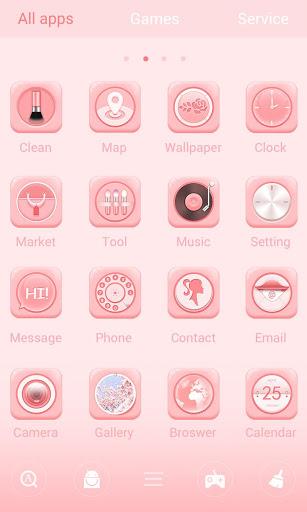 Lovely Girl Go Launcher Theme - عکس برنامه موبایلی اندروید