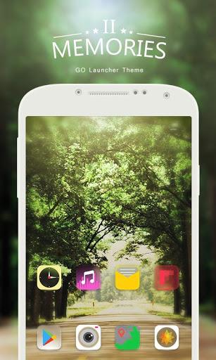 Memories GO Launcher Theme - Image screenshot of android app