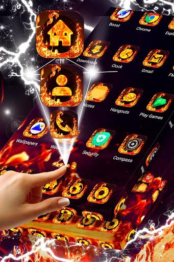 Fire Launcher Theme ۲۰۲۱ - عکس برنامه موبایلی اندروید