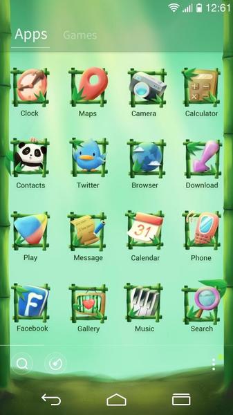 Panda GOLauncher EX Theme - عکس برنامه موبایلی اندروید