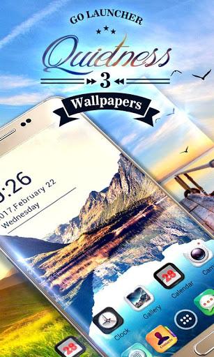 Quietness Go Launcher Theme - عکس برنامه موبایلی اندروید