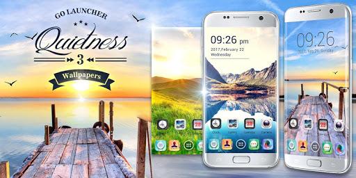 Quietness Go Launcher Theme - عکس برنامه موبایلی اندروید