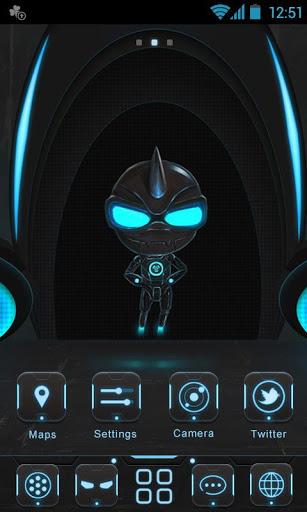 Robot GO Launcher Theme - عکس برنامه موبایلی اندروید